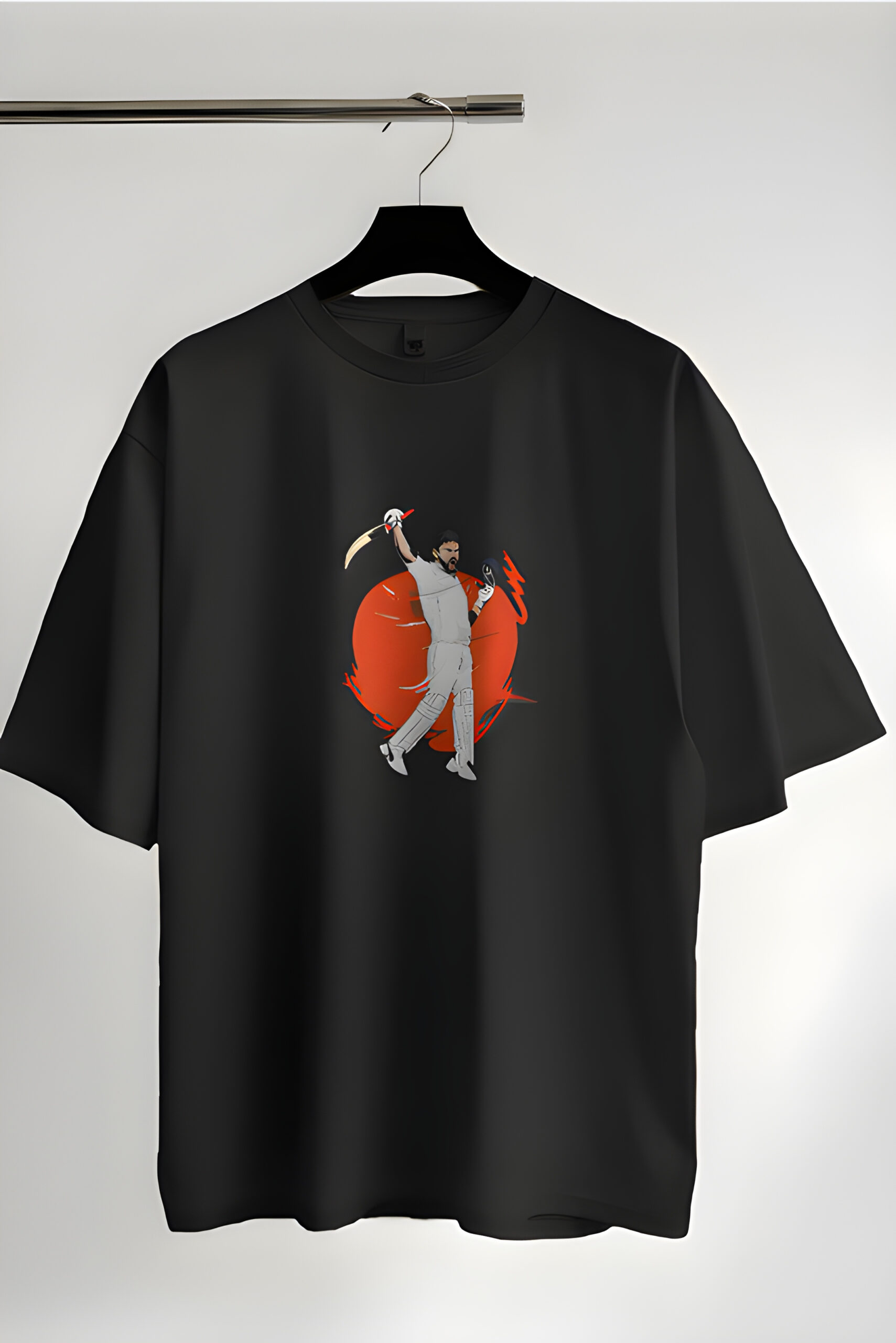 Virat Kohli-Inspired Oversized Classic T-Shirt - Bold, Comfortable, and Stylish