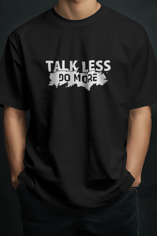 Men's Oversized Round Neck Half-Sleeve T-Shirt