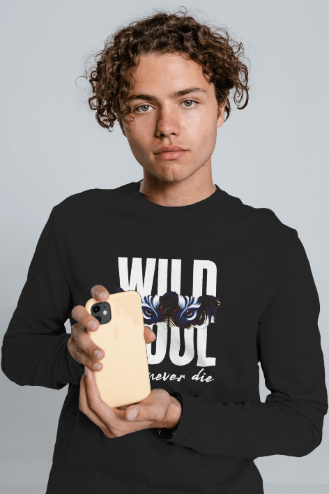 Bold Vision Full-Sleeve Printed T-Shirt